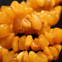 Raw baltic amber necklace